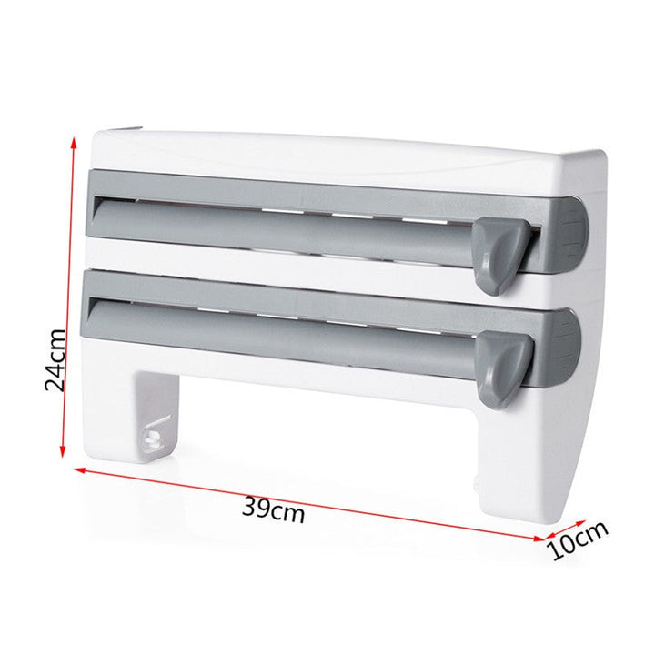 4-In-1 Kitchen Roll Holder Dispenser - Endless Gadgets